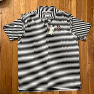 NWT Ohio State Southern Tide Striped Polo, Size XL